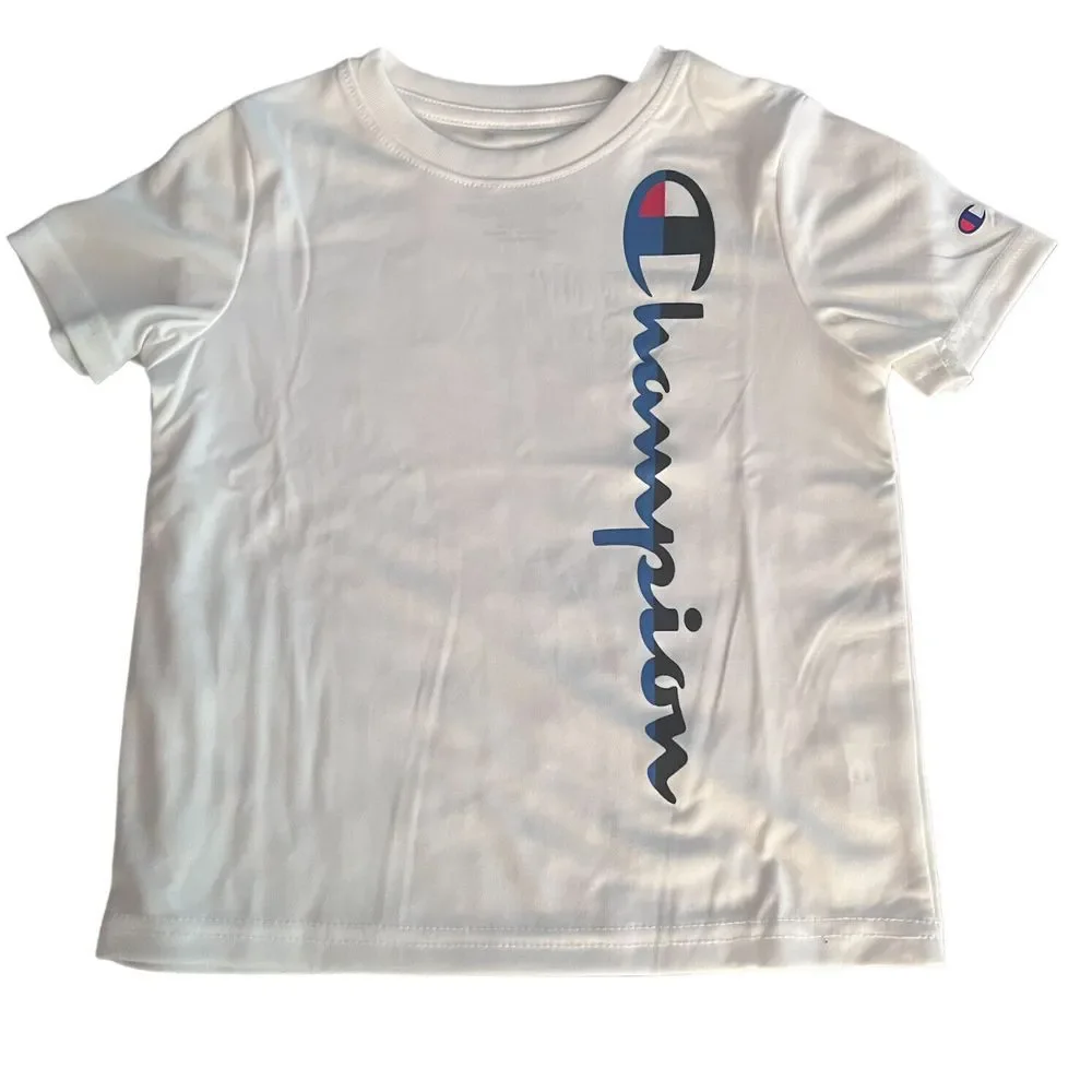 Champion Boys' Lightweight Active Set (Navy/White)‎ Shirt And Pants 4/5